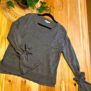 Madewell sweater- tie bell sleeves